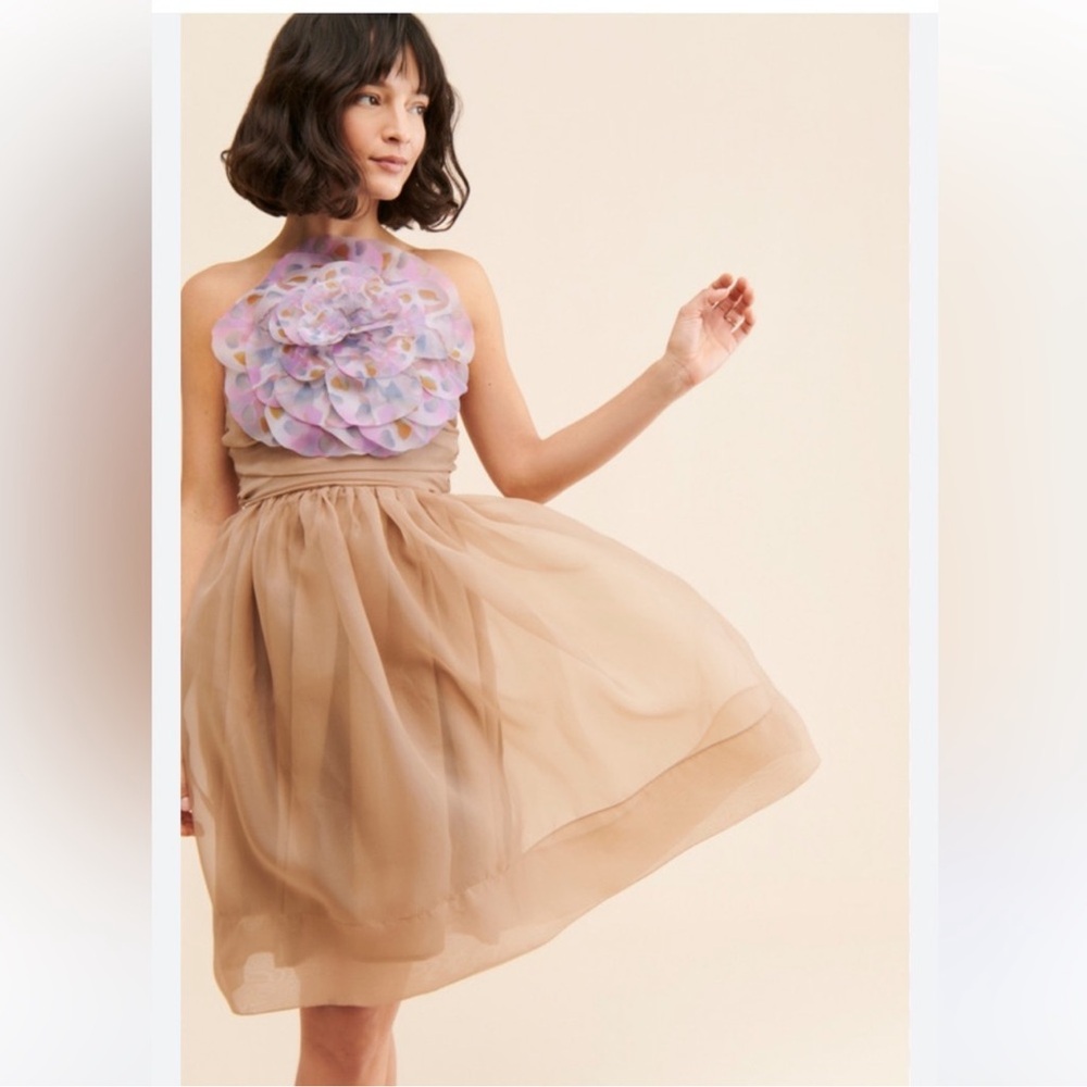 Anthropologie Cynthia Rowley Organza Dress